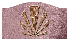 DASHELL-602-BZ-SH-OR Bronze Sunburst Shimmer Orchid Background